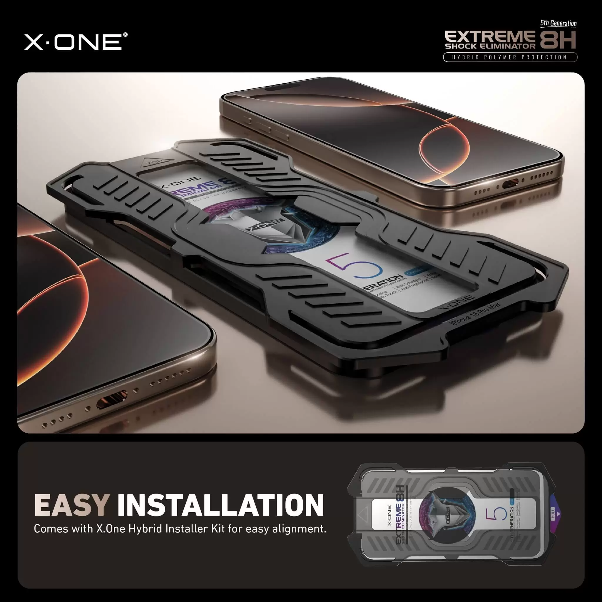 Extreme Shock Eliminator 8H mit Installationskit &ndash; Matte Gaming