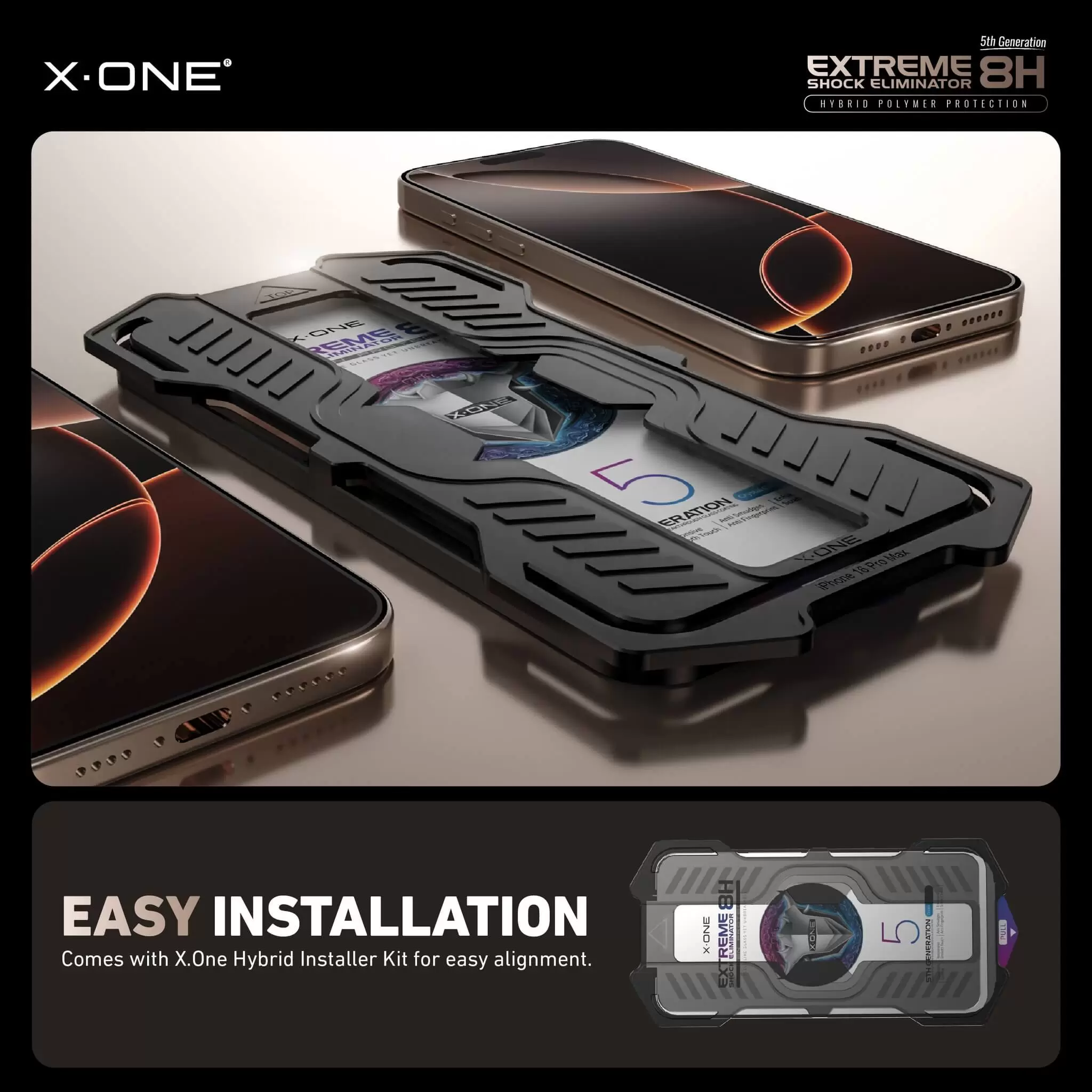 Extreme Shock Eliminator 8H mit Installationskit &ndash; Clear HD