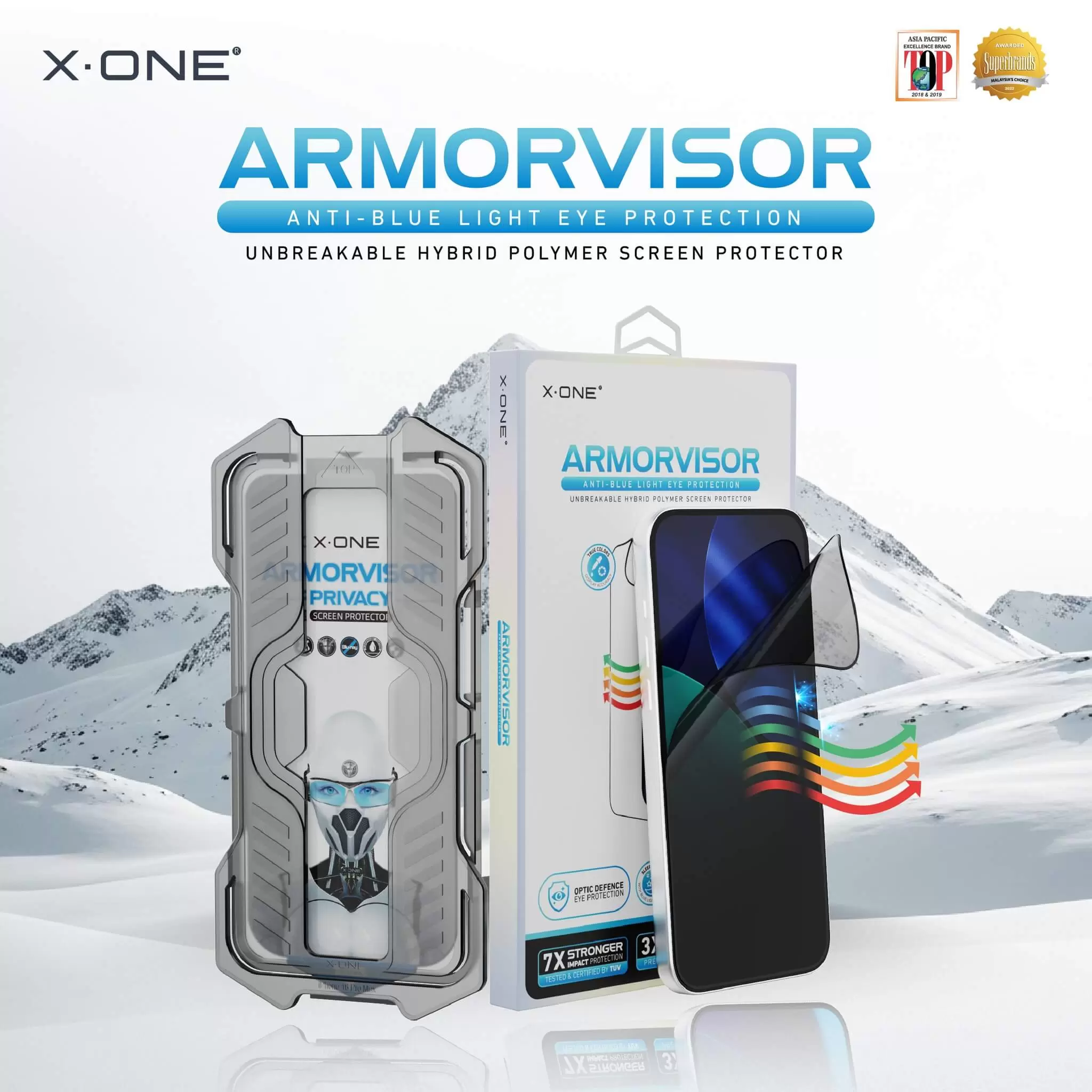Armorvisor Privacy mit Installationskit