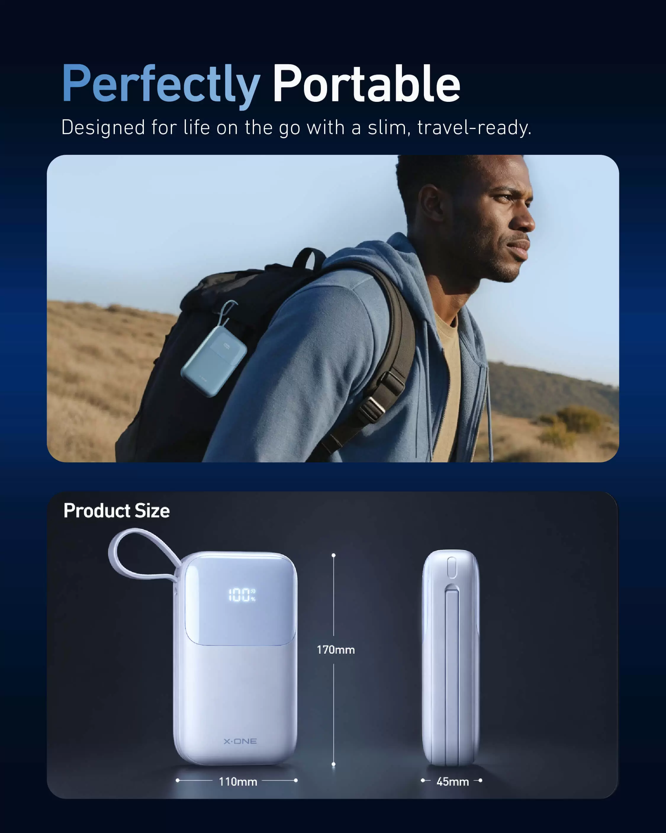 Atom Duo 22,5 W 10000 mAh Powerbank
