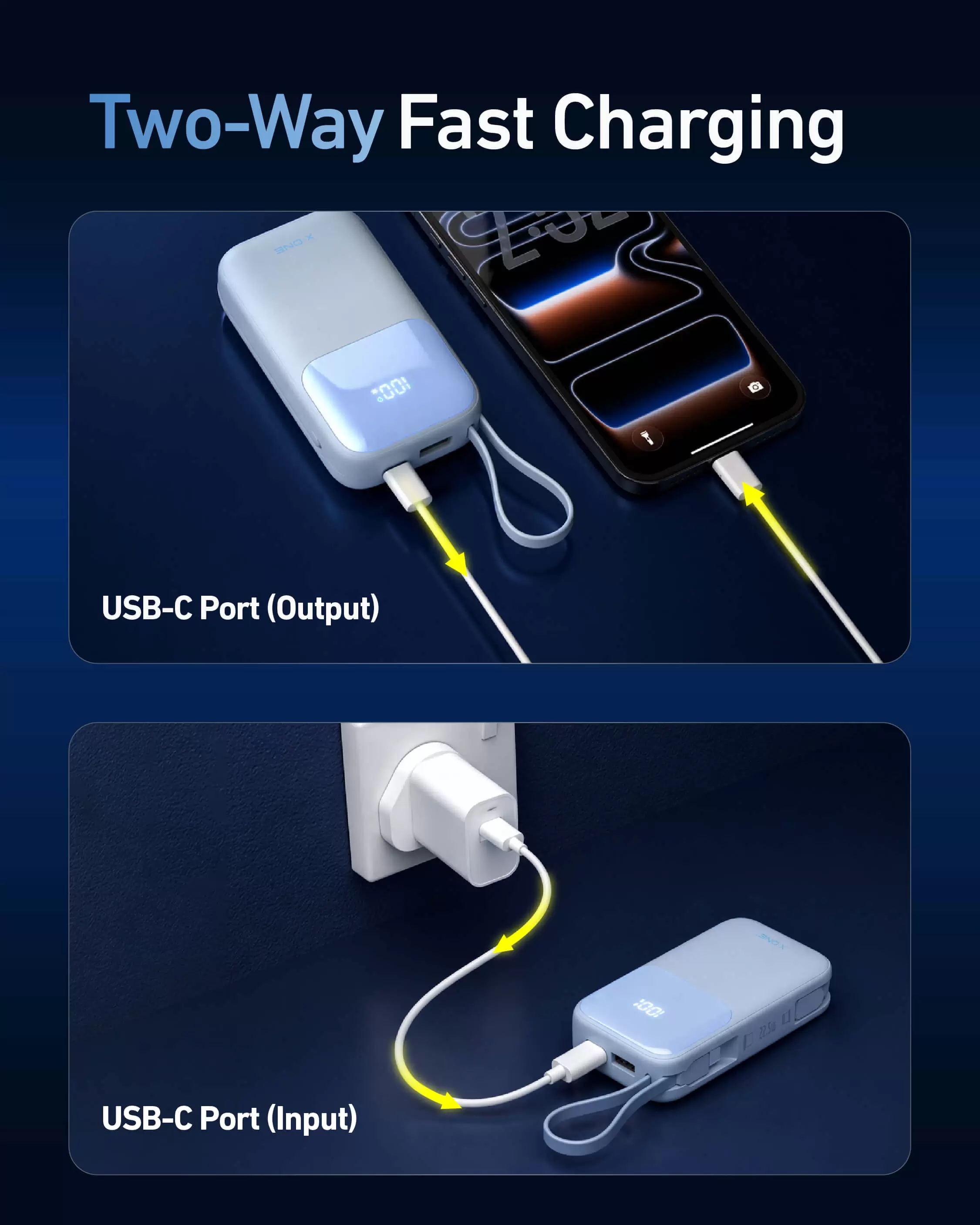 Atom Duo 22,5 W 10000 mAh Powerbank