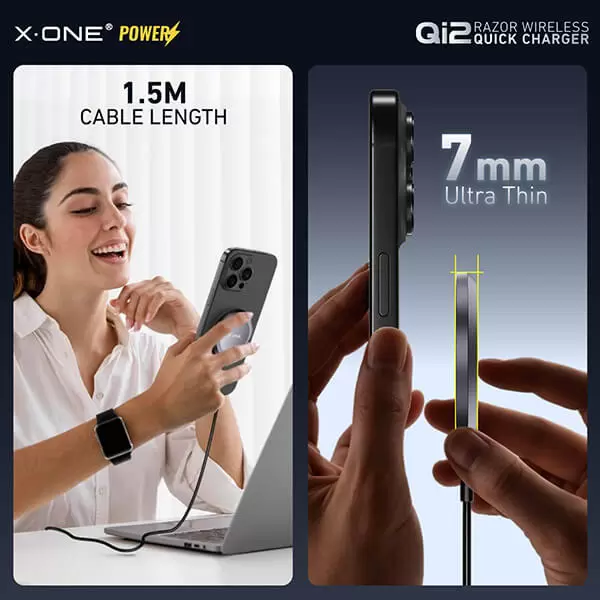 Qi2 Razor kabelloses Schnellladeger&auml;t