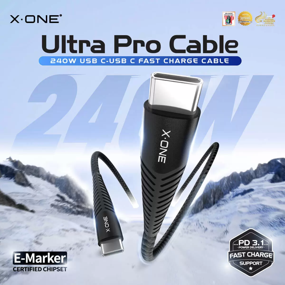 Ultra Pro Kabel 240 W C auf C