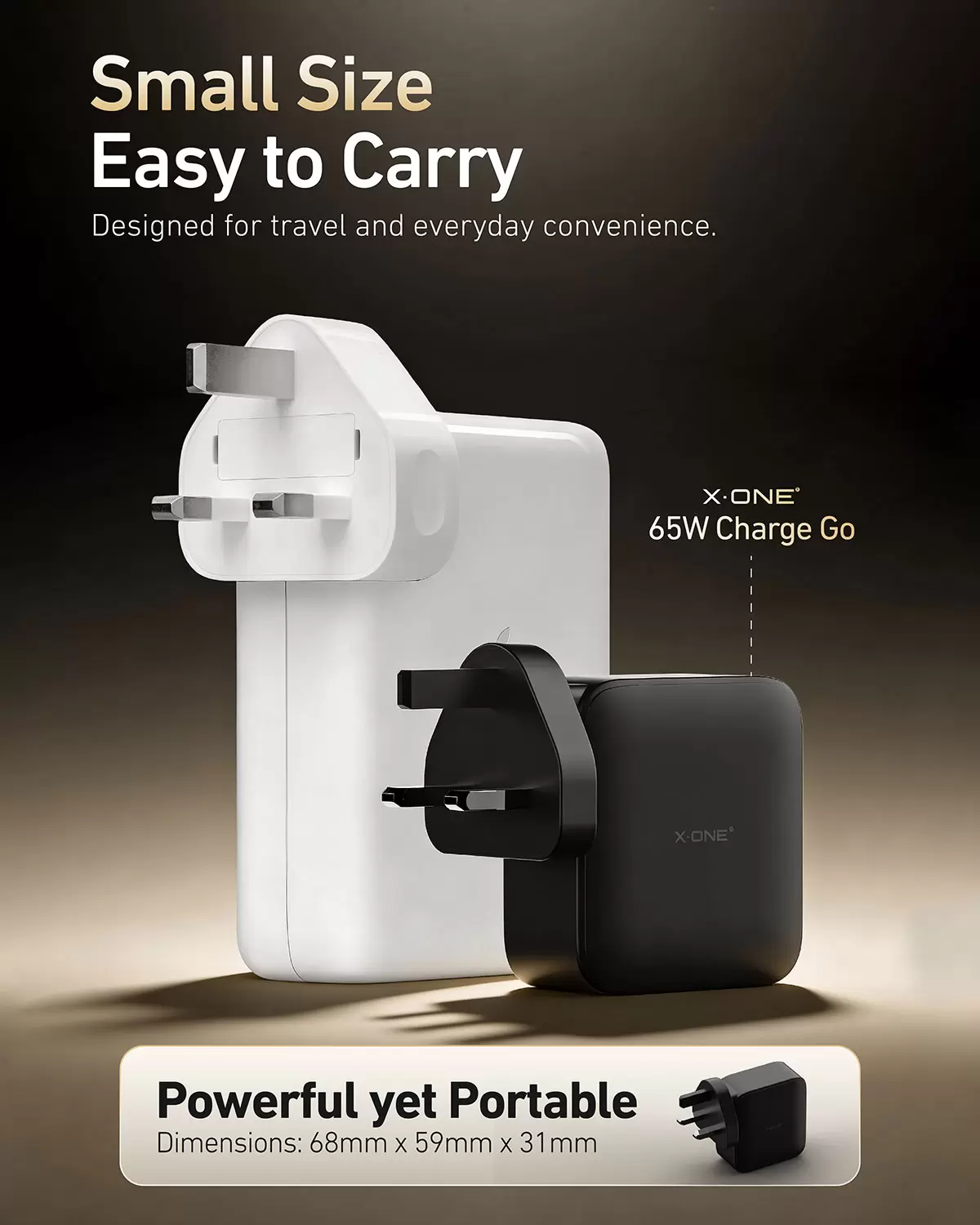 65 W Charge Go einziehbar